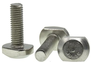 Aqxypas M5 M6 M8 M10 Edelstahl T Form Punch Fräsmaschine Schraube Gewindestange Klemmkappe Schraube for T-Nut T-Kopf Schrauben (Size : M6-25mm(5pcs))