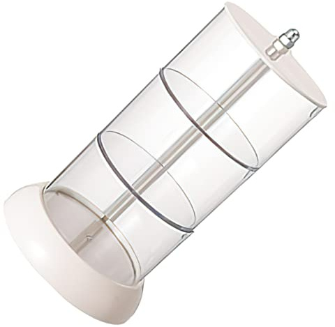 NIYANGLE Makeup Puff Organizer Rotierbare Dreilagige Aufbewahrungsbox Für Kosmetikschwämme Und Wattepads Für Schreibtisch Und Badezimmer Sorgt Für Ordnung Und Sauberkeit