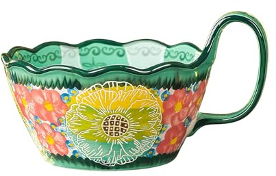 yampiyt Soup Bowls, Soup Mugs, Polish Ceramic Hand Painted Soup Bowl, Dishwasher & Microwave Safe