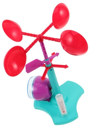 BESPORTBLE Science Kit Boys and Girls Wind Anemometer Weather Experiment Learning Tool for Physics Education Wind Speed Outdoor for Boys and Girls Science Experiment Kit