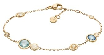 Skagen Damenarmband aus Edelstahl und Halbedelmetall oder Messing mit Karabinerverschluss