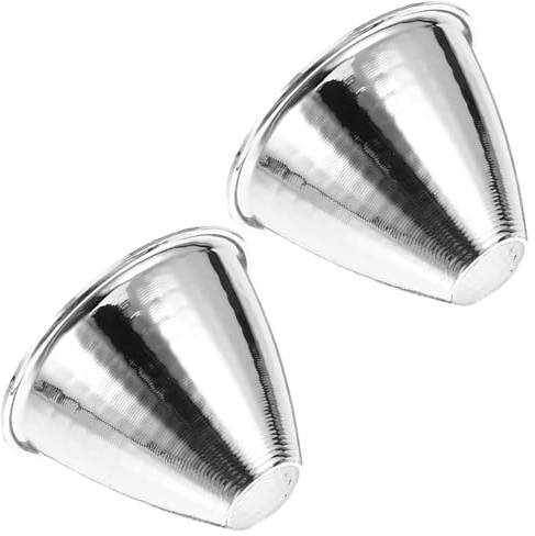Kisangel LED Taschenlampen Reflektorkappen 2 Stück Reflektorring Zubehör Gebündelter Lichtstrahl Ersatzteil für Scheinwerfer Transportabler Lampenschirm für Camping und Innenbeleuchtung
