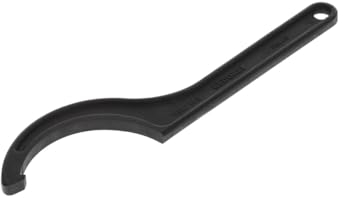 GEDORE Hakenschlüssel mit Nase, für Nutmuttern, SW 135-145 mm, Spitzen-Ø 5 mm, Schraubenschlüssel, 40 135-145