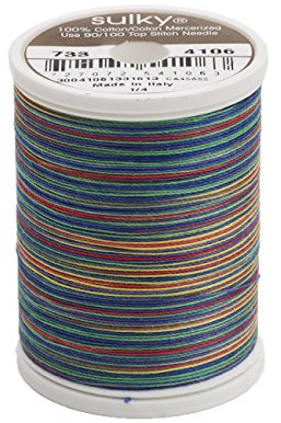 Sulky 733-4106 Blendables Thread for Sewing, 500-Yard, Primaries