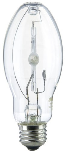 Sunlite 03637-SU MH50/U/MED M110 Metal Halide Lamp, 50 Watts, Pulse Start, Medium Base (E26), ED17, 10,000 Hours Life, 3400 Lumen, Clear Finish, 4000K