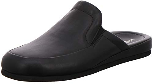 Rohde Varberg Herren Pantoffeln Hausschuhe Schuhe 6607 90 schwarz, Schuhgröße:44 EU