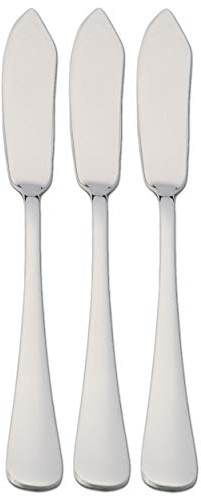 3 Fischmesser 21 x 2,2 cm Edelstahl 18/0 Schlichtes Und Elegantes Design