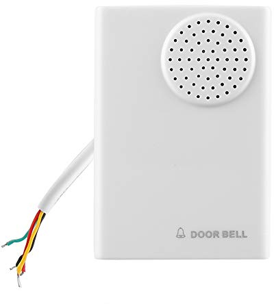 Timbre de puerta con cable, 12 V, vintage, Ding Dong, para oficina, hogar, control de acceso, de timbre montado en la pared