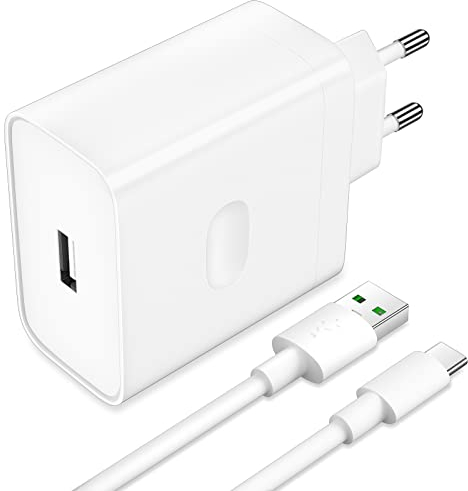65W USB Ladegerät für Oppo Charge USB C Netzteil mit 6A Ladekabel Typ C Adapter Schnellladegerät für Oneplus Nord 4 CE 4 Lite 13 für Oppo Find X8 Pro X8 Ultra Find N5 Reno 13Pro12 A80 A40