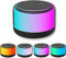 Enceinte Bluetooth Portable, Haut Parleur Bluetooth sans fil avec lumière RGB, TWS double appariement, son HD, Support de jeu de carte TF, Mini haut-parleur pour voyage, extérieur, fête, plage,Camping