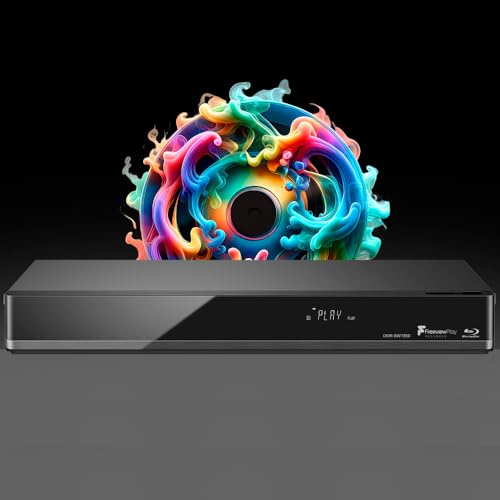 MULTIREGION 1TB Blu-ray and Freeview Play Recorder Compatible with Panasonic DMR-BWT850EB for DVD Regions 1-8 - Blu-ray Region B - DMR-BWT850