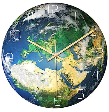 PRETYZOOM The Office büroradio leuchten in der dunklen Uhrenwand Keine tickende Uhr herrenuhren Nachtlicht-Hängeuhr Musteruhr für den europäischen Acryl Wanduhr Wecker