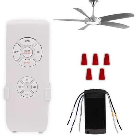 Telecomando universale per ventilatore da soffitto - 3 velocità, controllo della luce, timer - 220 V