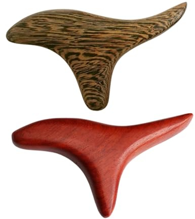 ARTIBETTER Bastone da Massaggio Corporeo in Legno Design Ergonomico, Compatto e Facile da Trasportare 2 Pezzi per Casa e Centro di Bellezza