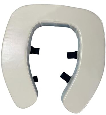 MagiDeal Coussin de Siège de Toilette Rembourré et Souple, Housse de Siège de Toilette, Rehausseur de Siège épais en Forme de U, Housse de WC Lavable, Coussin de Siège de Toilette