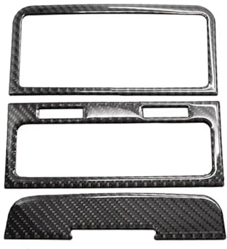 Lüftungsgitter-Aufkleber Kompatibel Mit VW Für Touareg 2011 2012 2013 2014 2015 2016 2017 2018 Auto Heckklimaanlage Luftauslass-Entlüftungsabdeckung Innenverkleidung