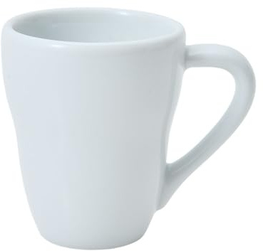 Alessi GV13/76 Pluto Tazza da Caffè, in Porcellana Bianca, Set da 6