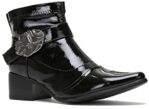 Bottines bout pointu vernies