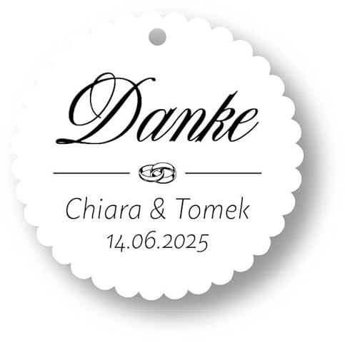 Geschenkanhänger Papieranhänger Tags Etiketten Danke Hochzeit Taufe Kommunion Konfirmation Taufe Geburtstag