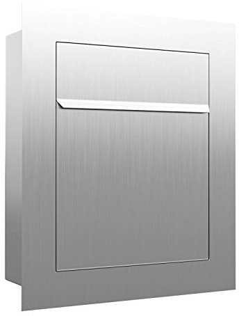 Bravios - Cassetta delle lettere a incasso, design Bari in acciaio inox