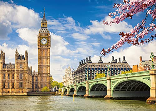Ravensburger London Houses of Parliament & Big Ben 1000 Piece Jigsaw Puzzles for Adults & Kids Age 14 Years Up - Amazon Exclusive