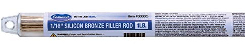 Eastwood 1/16 Silicon Bronze Filler Welding Wire Rod 1 LB - SILBRZ-063-01T TIG