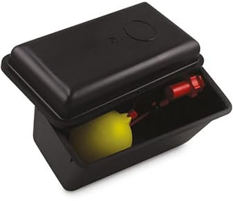 Serbatoio in plastica nera con coperchio - River Systems