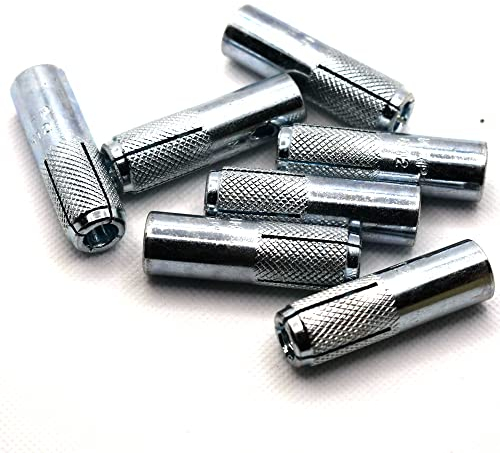 Anclajes de impacto M10 de acero, 20 unidades.