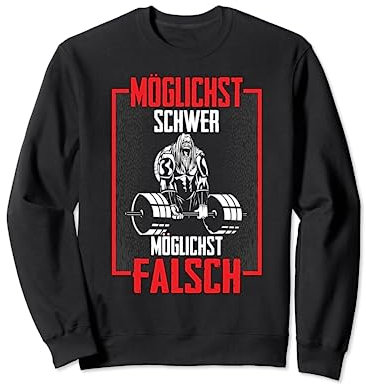 Bodybuilder Kraftsport Athlet - Old School Bodybuilding Sweatshirt
