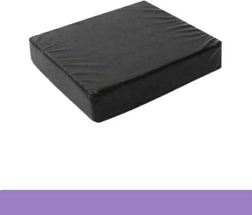 Wheelchair Seat Cushions for Sciatica, Back and Tailbone Pressure Relief Foam Cushion with Breathable & Water resistant Cover (Red check, 20 x 20 x 3)