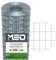 MED | Rete Elettrosaldata Zincata 50X75 mm in Rotolo da 25 mt H 200 cm per Recinzioni Metalliche da Giardino, Pollaio, Vigneto, Recinzione Rigida Resistente
