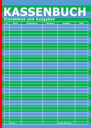 Kassenbuch - Einnahmen und Ausgaben: für Kleinunternehmer und Vereine