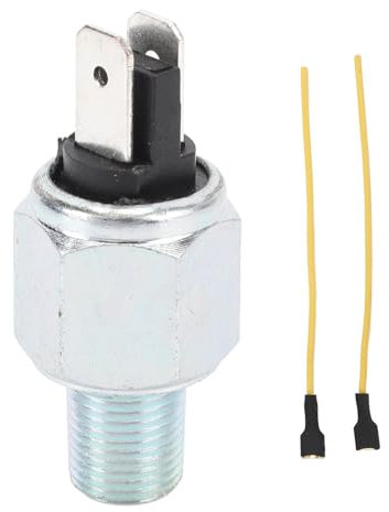 BOROCO Interrupteur De Feu Stop 72023 51D Interrupteur De Feu Stop Hydraulique Avec Câble Pour Touring FXD FXDWG FXST FLST XL