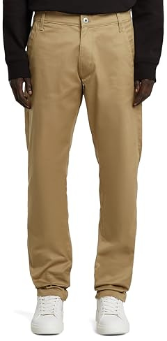 G-STAR Uomo Morry Tapered Chino, Beige (safari D26400-C105-B444), 33W / 32L