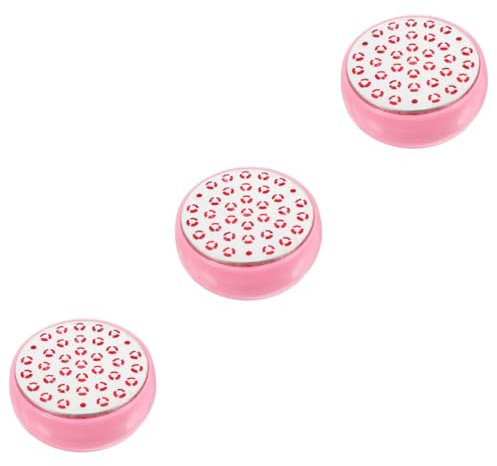 Beaupretty 3St Fußschleifer pediküre werkzeug callus remover Pediküre-Set fußreibe Fußpflegegeräte abgestorbene hautentferner für die füße an den Füßen Rostfreier Stahl Rosa