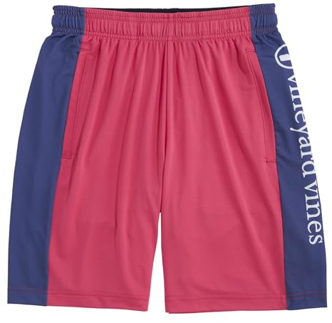 Vineyard Vines Boys Lacrosse Short, Sailors Red, Medium