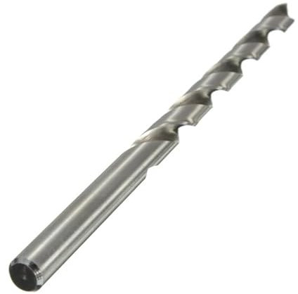 2mm/3mm/4mm/5mm/6mm/7mm/8mm Length 200mm Extra Long HSS Straight Shank Drill Bit Wood Aluminum And Plastic Extended Twist Drill(3.5x200mm)