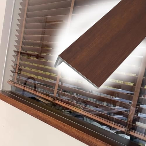 Alfeizar Ventana Cubierta de Alféizar de Ventana de Nogal para Alféizar de Madera, Paneles de Cubierta de Reemplazo de Alféizar a Prueba de Agua para Plantas, Tablero Protector de Alféizar(Style1,4x36