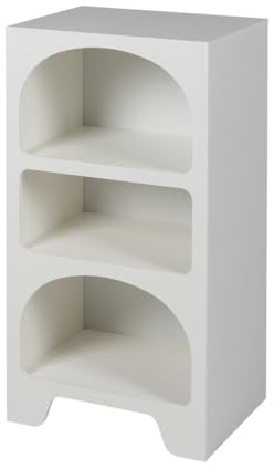 Urban Living Scaffale a 3 nicchie Gallery, design organico, 45 x 35 x 90 cm