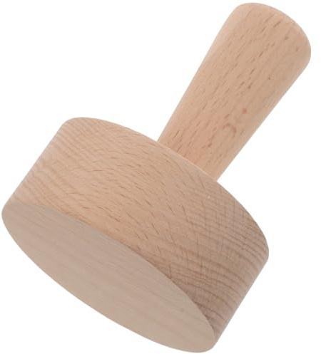 DOITOOL Molde de Madera para Hornear Tartas de Queso y Postres Franceses, Prensa de Masa Reutilizable Grosor Uniforme para Repostería DIY y Festivales