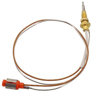 Gasuppvärmd termoelement-sensor kopparhuvud, sänkskruv, termoelement, gasbrännare för inbyggd spis, verktyg, termoelementnål, spistillbehör (kort nål 40 cm)