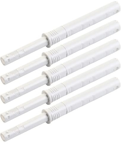 14 Stücke Küchenschrank Fänge Magnetischer Türstopper Näher Schublade Weiche Leise Dämpfer Puffer Push-To-Open-System Möbelbeschläge für Versteckte Türen, Schränke(White)