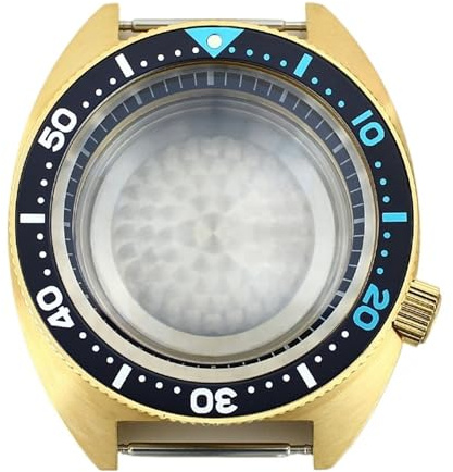 1 st 41 mm klockfodral 316L stål Safirglas for NH35 NH36 NH34 NH38 4R36 Urtavla 28,5(Black ring 1)