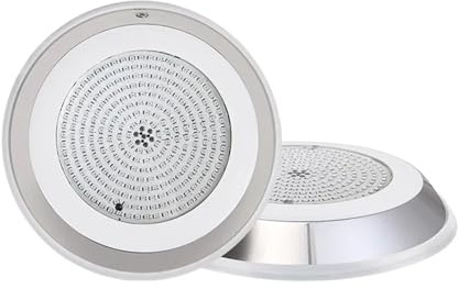 Luz de piscina montada en la pared de acero inoxidable 316 IP68 impermeable de un solo color RGB con control remoto luces subacuáticas característica de agua 1 pieza(RGB Internal control,333LedsDC12V)