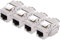 4 modules Keystone Assmann DN-93615 Digitus Professional Cat 6A blindé, raccord de montage sans outils
