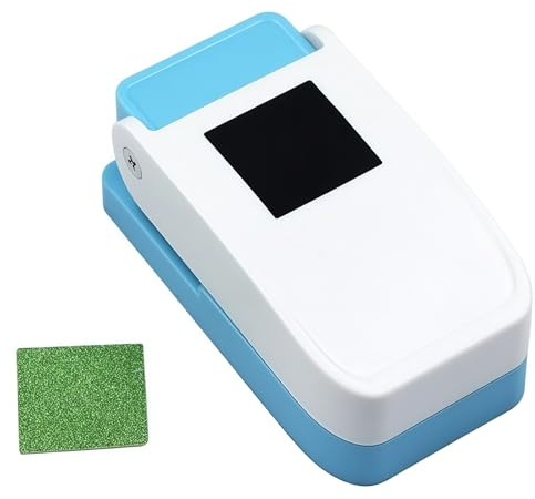 1 Inch Square Punch,Squares Paper Punch,Heavy-Duty Manual Precision Punc/h Tool,Paper Punc/hes for Crafts,Craft P/unch,Stamp Pun/ch,Large Hole Pun/ch,Squ/are P/unch Cutter(Square)