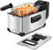 Aigostar Ushas 30HEZ - Semi-professionelle Fritteuse, Edelstahl, 2200 Watt, 3 Liter. Garantie und Qualität. BPA-frei.EINWEGVERPACKUNG.(1)