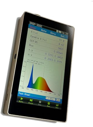 Analyseur de lumière de spectromètre portatif OHSP350C Hopoocolor