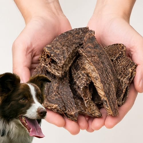 BREERs Rinderlunge für Hunde getrocknet 1 Kg Kausnack aus eigener Deutscher Herstellung, Lunge Hundesnack in ausgezeichneter Qualität