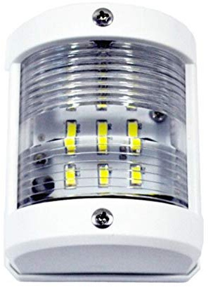 Bateau 12 V Feux de Navigation Blanc Poupe LumièRe SéCurité Nuit Voile Signal Lampe pour Bateau de PêChe Yacht Ponton